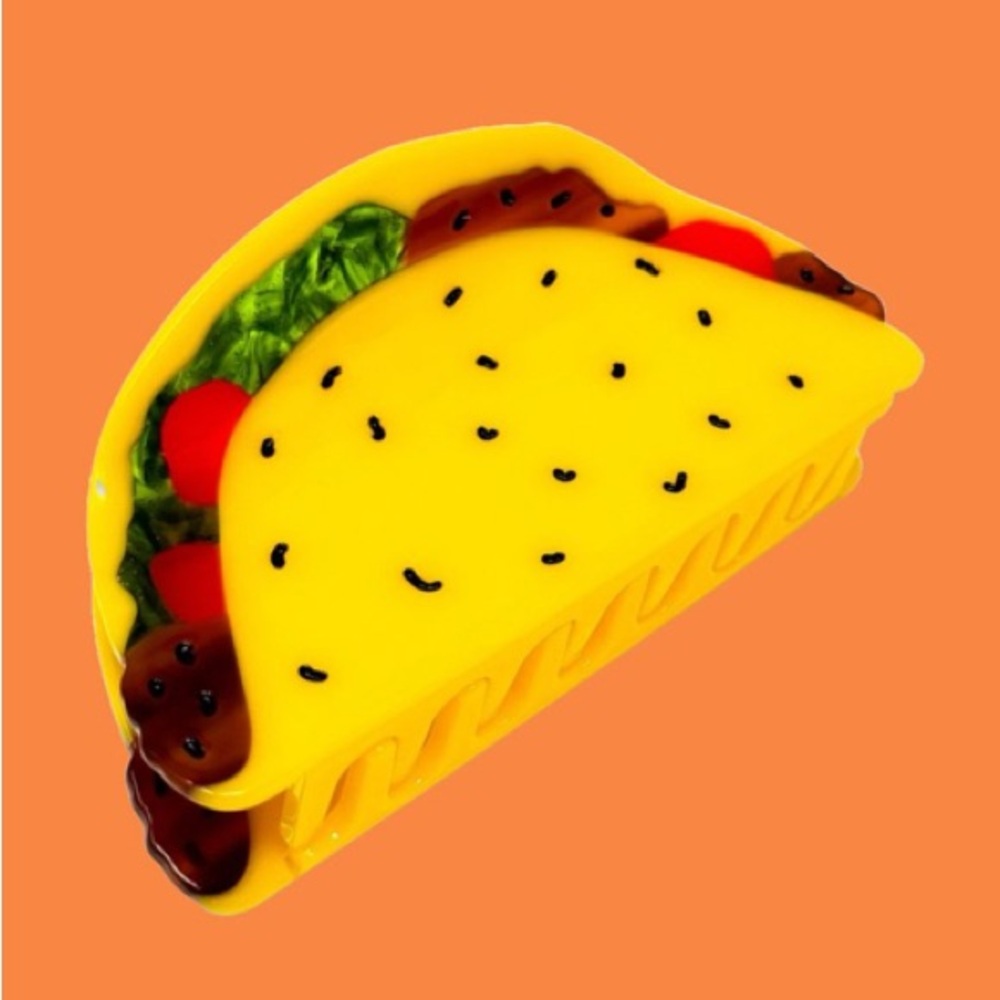 NWT 🌮🌶️ Piper K Hot Sauce and Taco Hair Clips - Picture 4 of 16